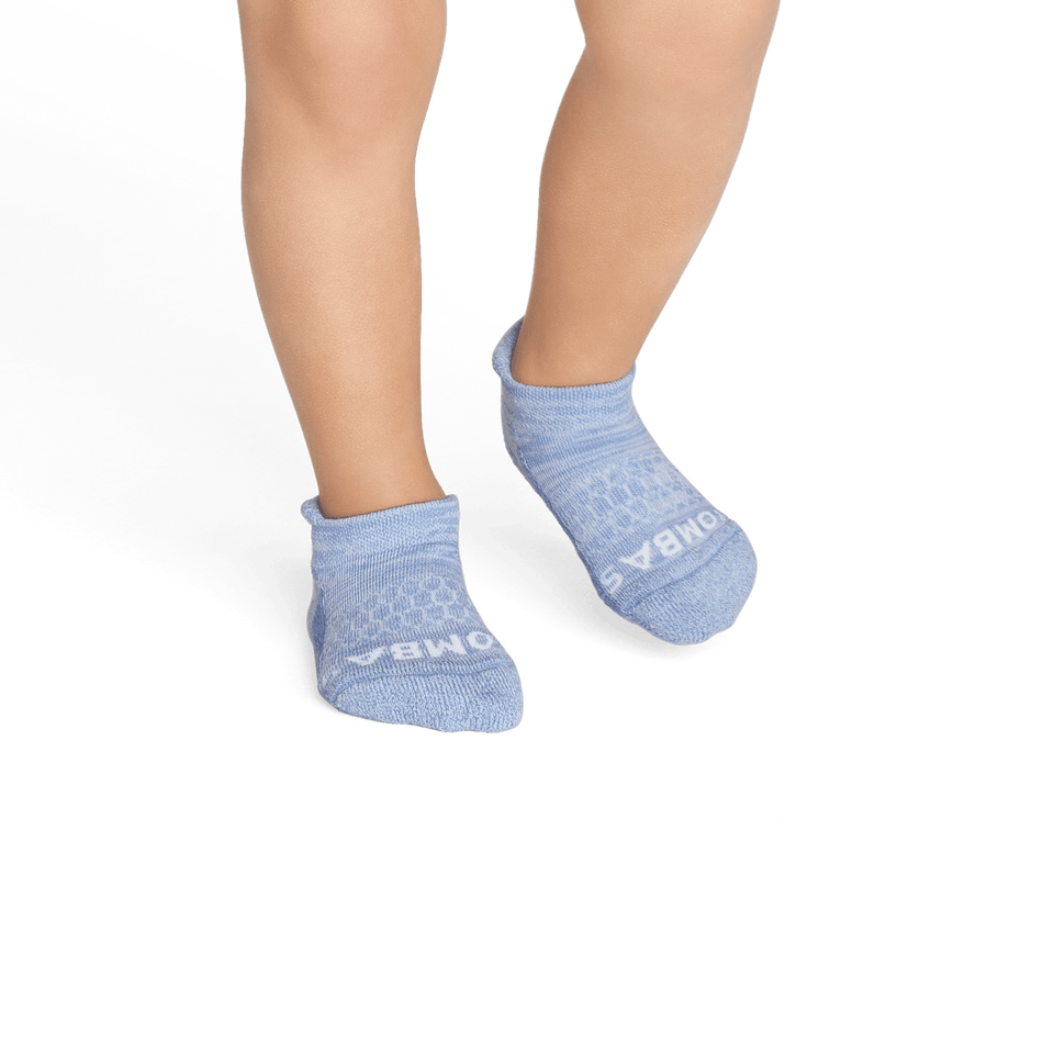 Two Tone Gripper Ankle Socks - Fjord TO1 [7806]