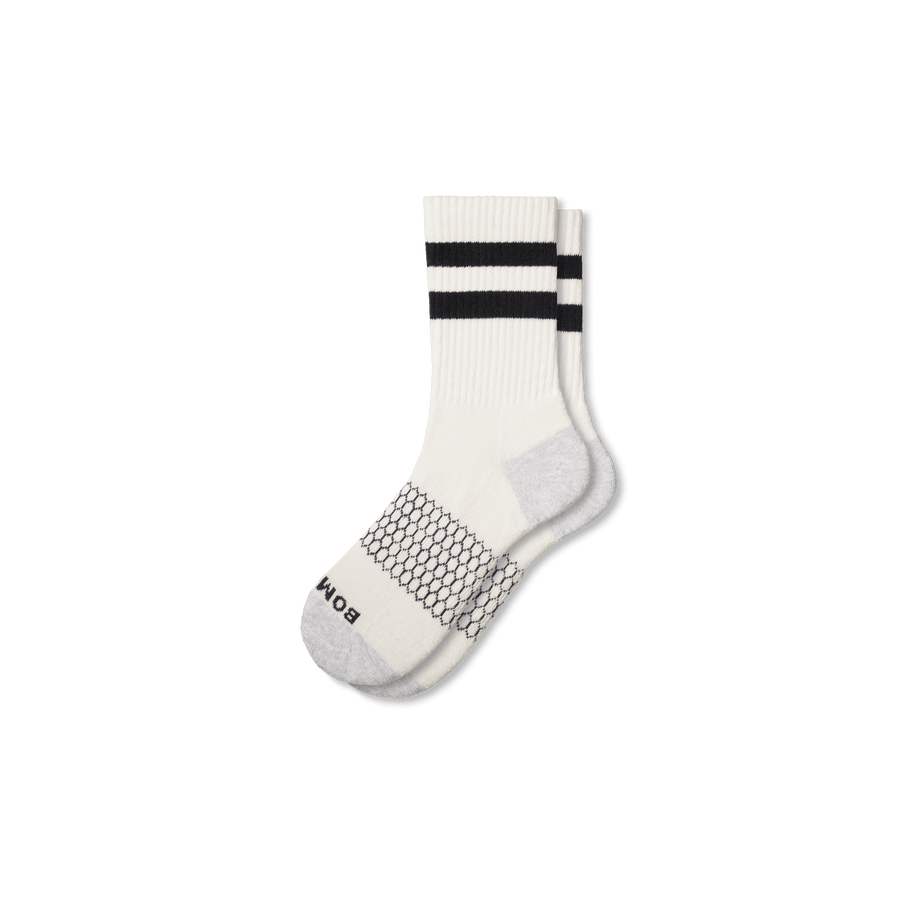 Men's Vintage Stripes Half Calf Socks - Trail Hike Fit