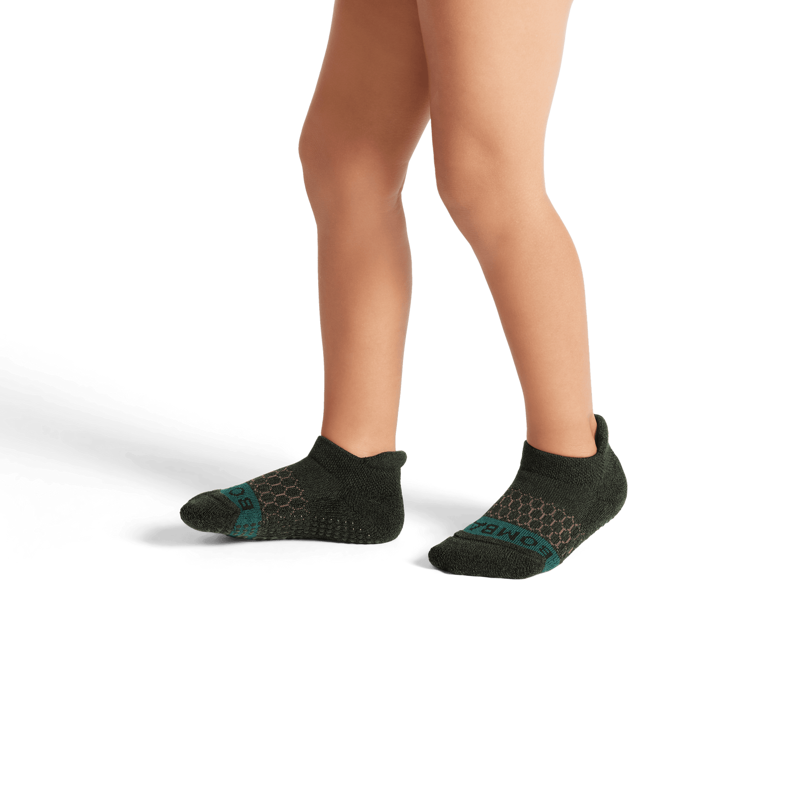 Marl Gripper Ankle Socks - Black / Midnight Olive TO1 [8106]