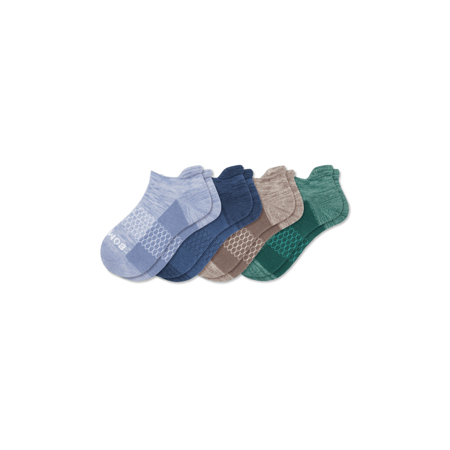 Youth Two Tone Ankle Sock 4-Pack - Modern Run Wear
