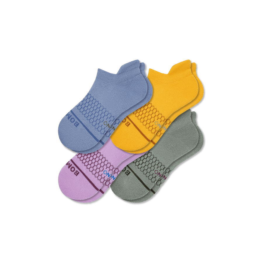 Youth Merino Wool Blend Ankle Sock 4-Pack - Modern Weekend Move