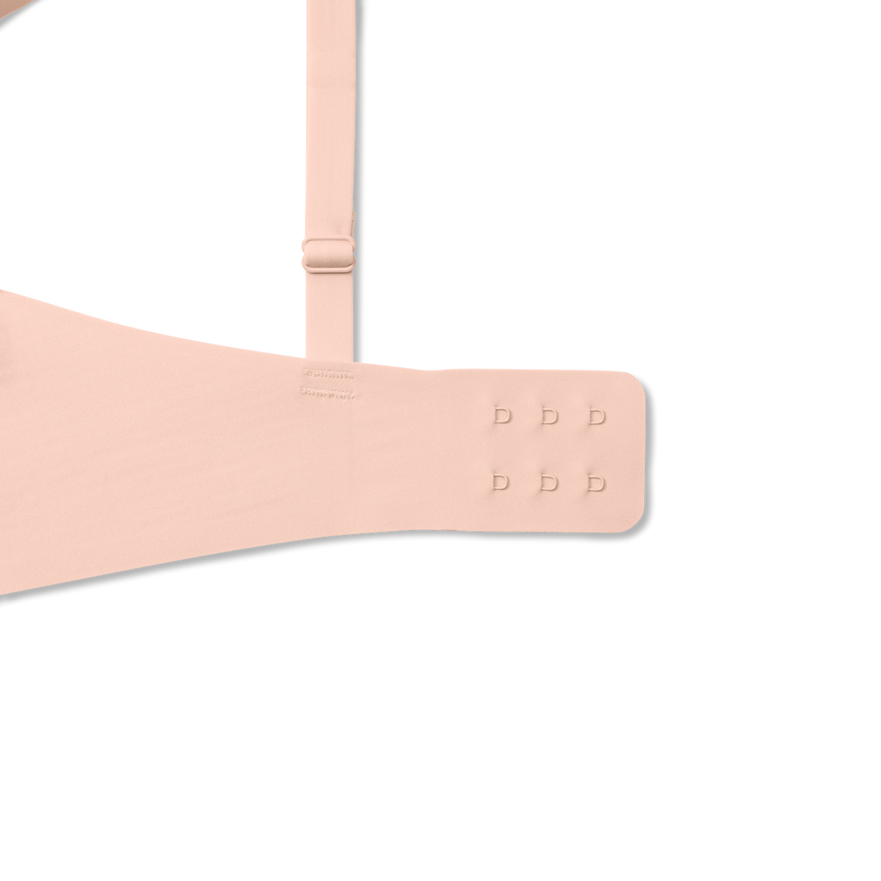 Women's No Show Plunge Bralette - Pink Sandstone Detail [8252]