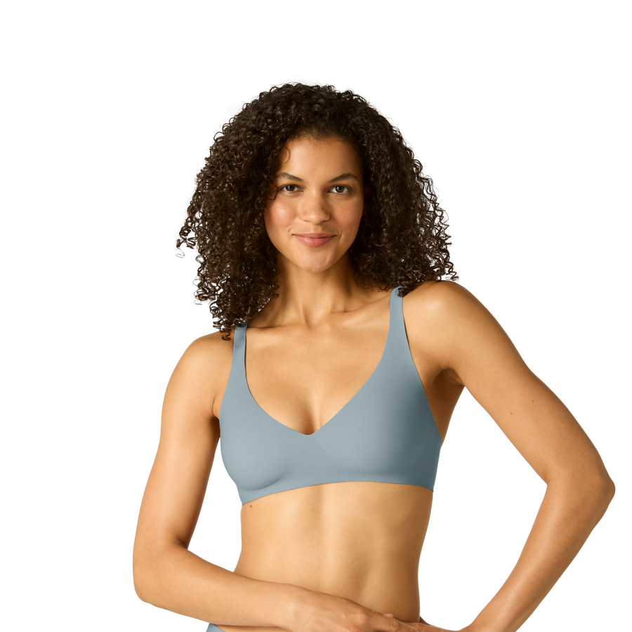 Women's No Show Plunge Bralette - Clean Smooth Ease