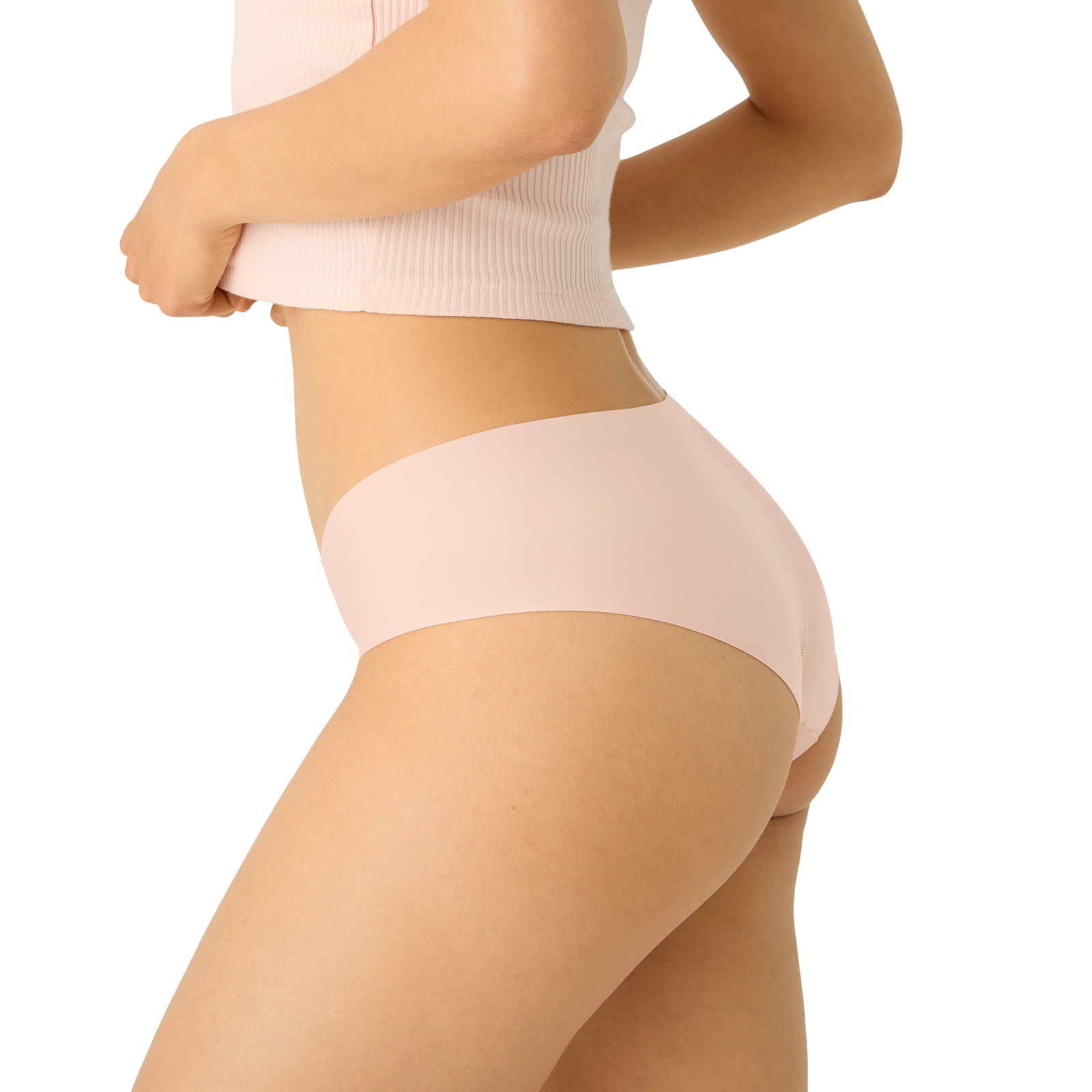 Women's No Show Hipster - Pink Sandstone WO2 [8274]