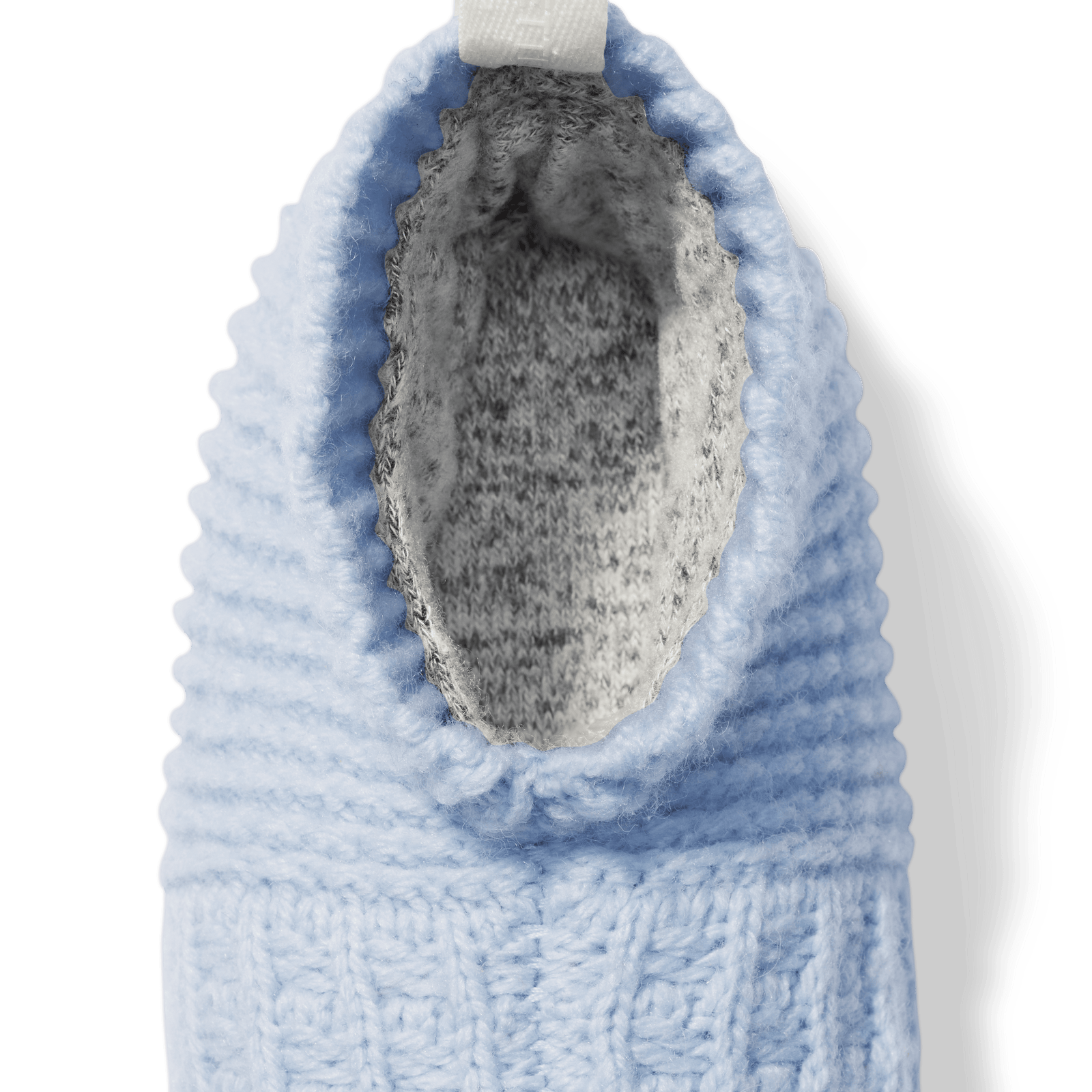 Toddler Waffle Gripper Slipper - Halo Blue Detail [8284]