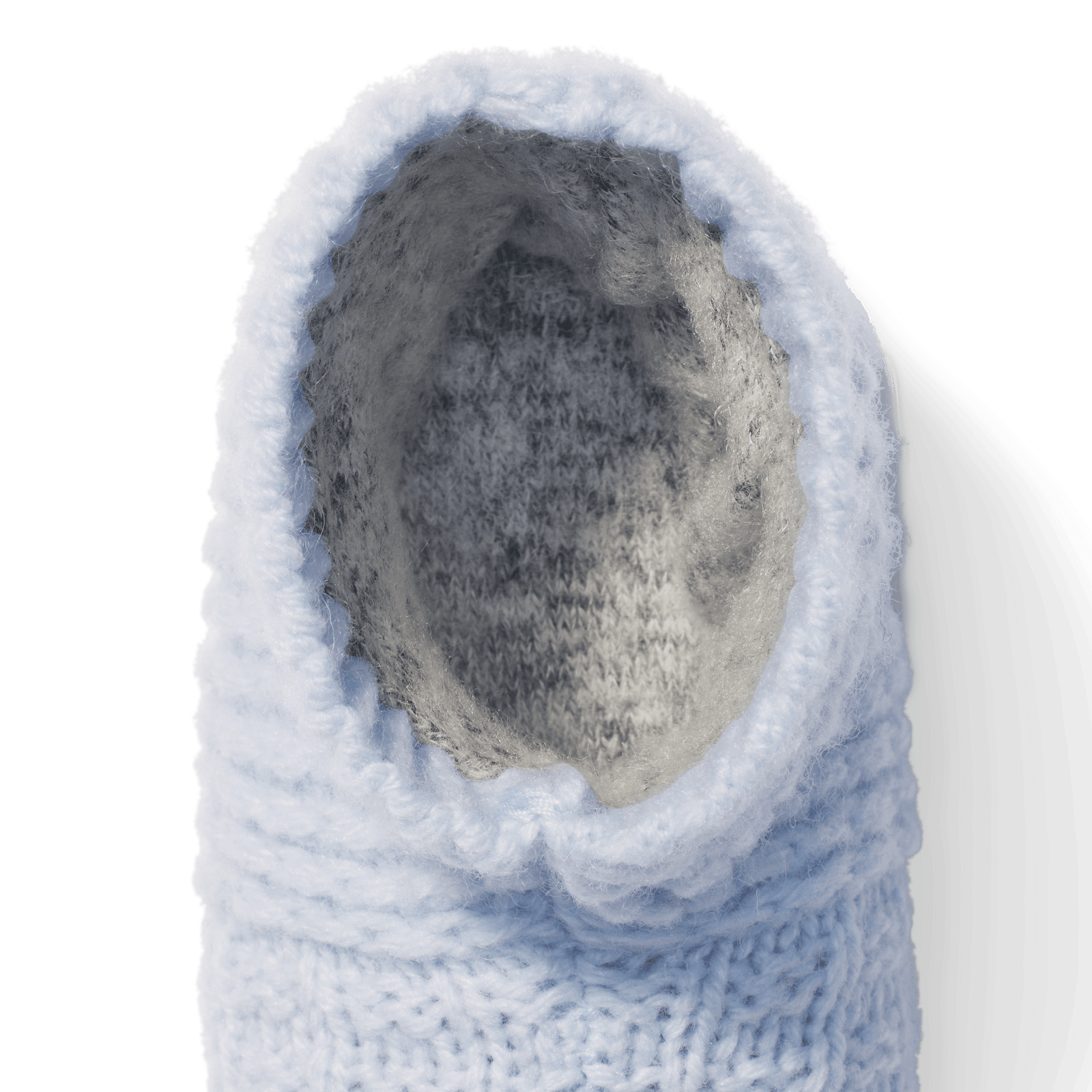 Baby Waffle Gripper Slipper - Halo Blue Detail [8285]