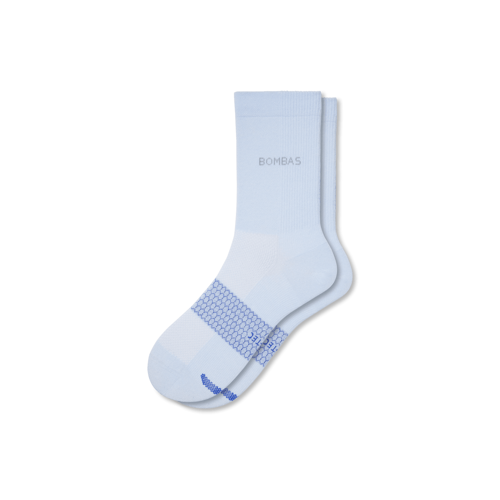 Lightweight Athletic Half-Calf Socks - Halo Blue - L [8298]