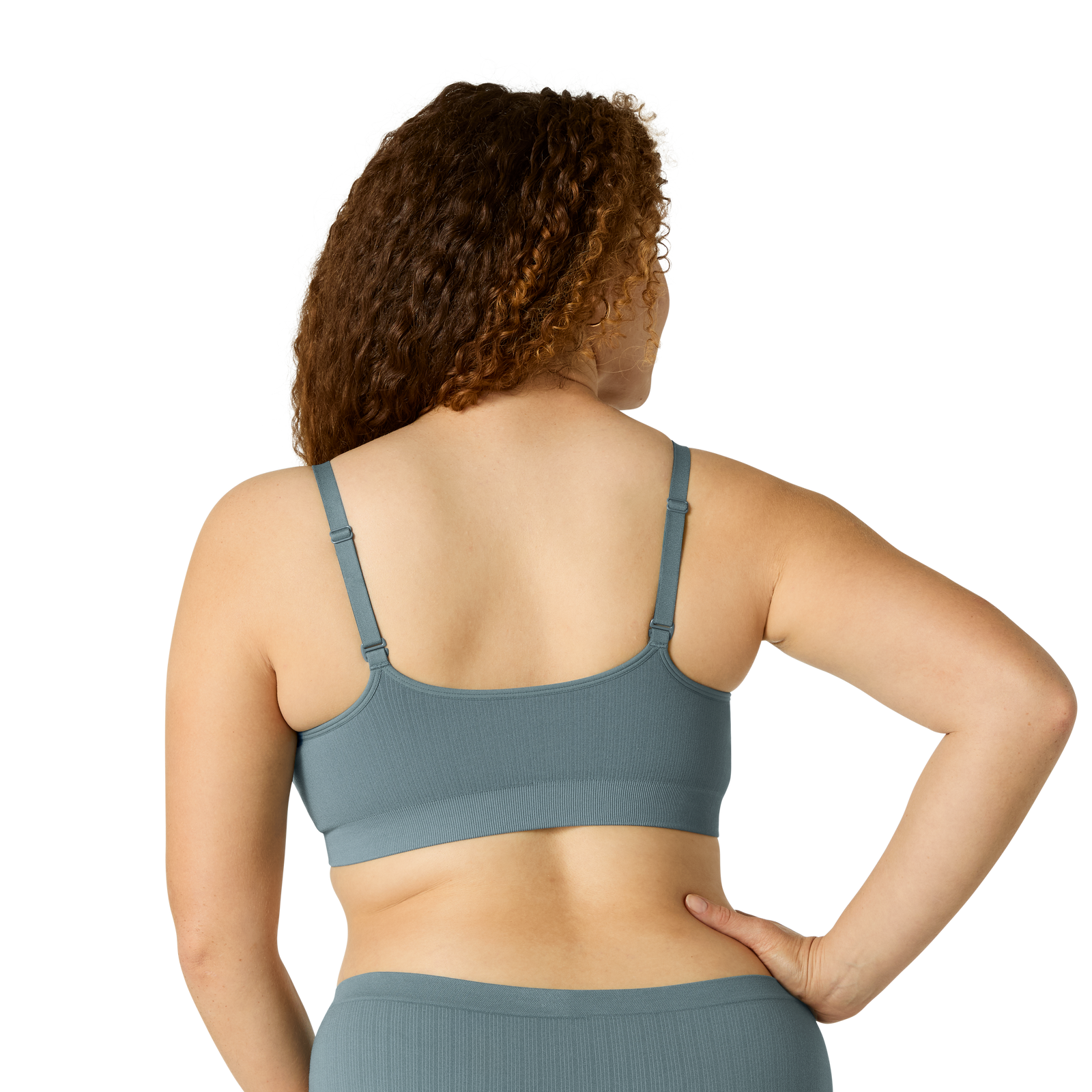Seamless Scoop Bralette - Grey Surf WO2 [8343]