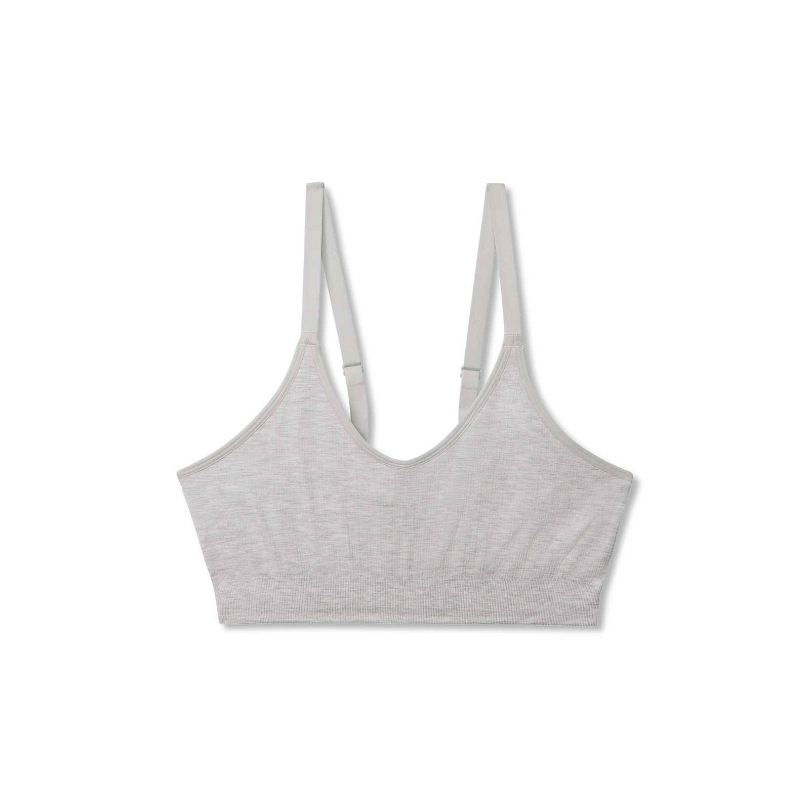 Women's Seamless Scoop Bralette - Varsity Grey Heather L [8343]