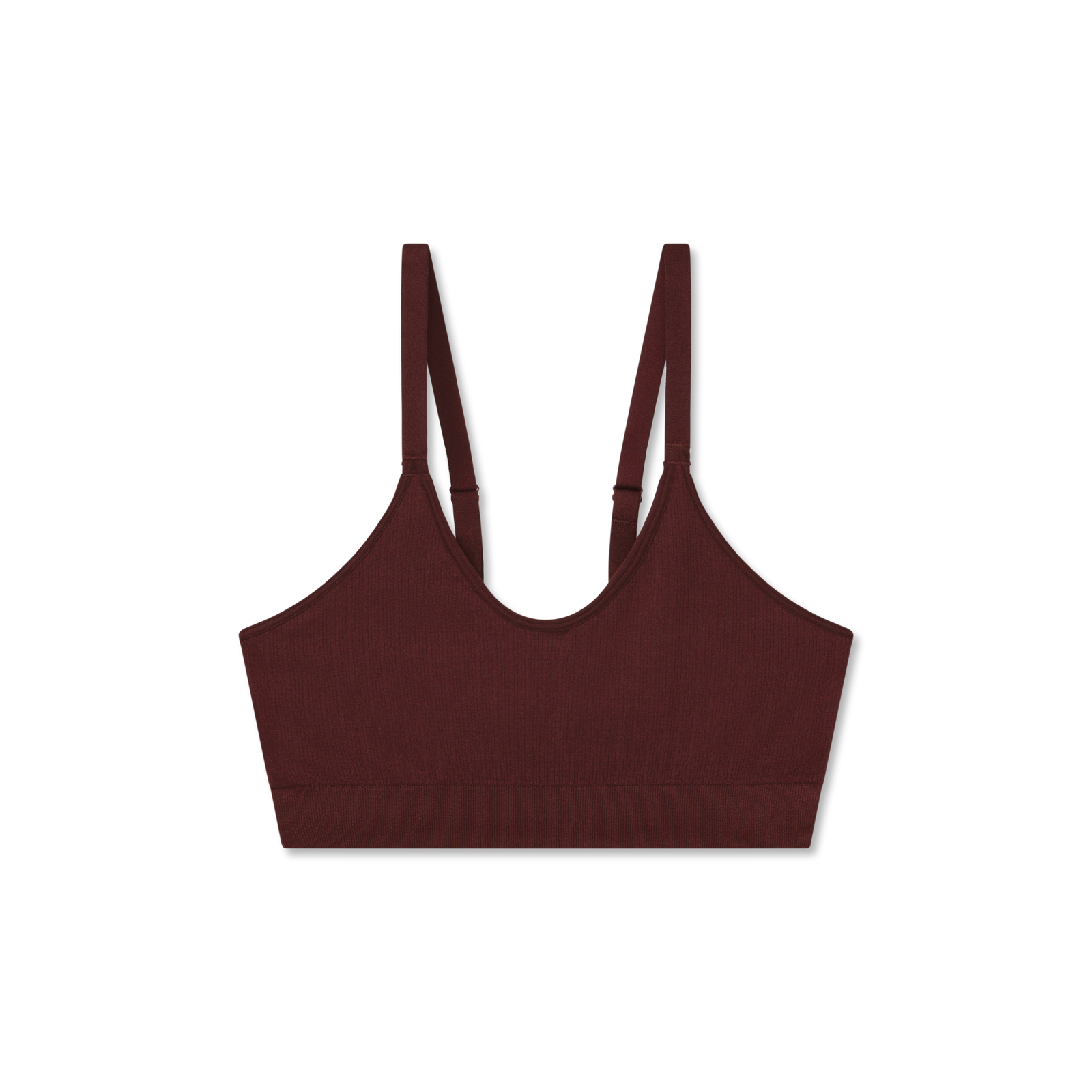 Seamless Scoop Bralette - Chocolate Brown L [8343]