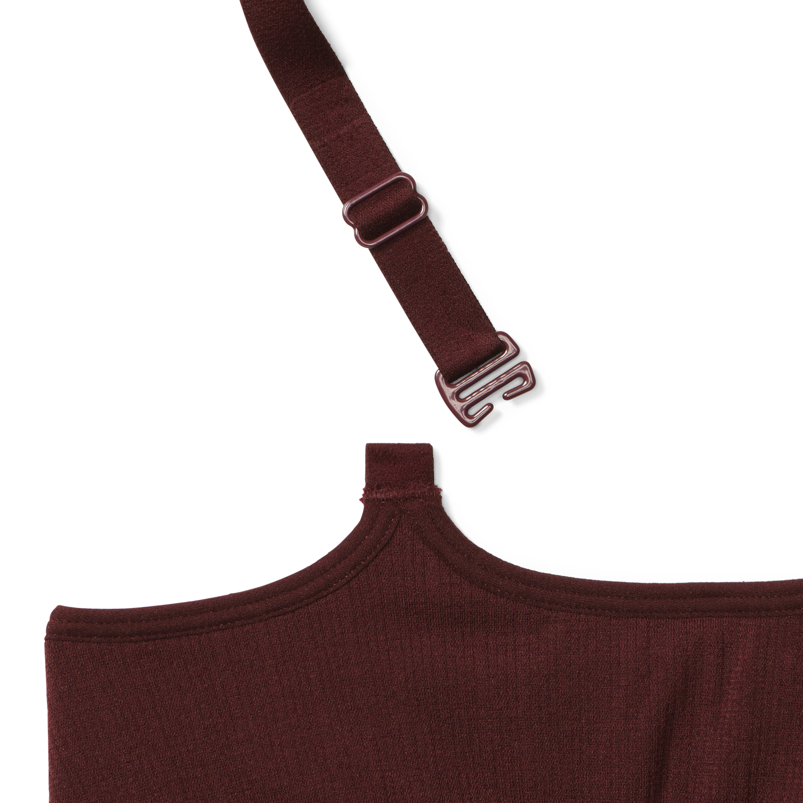 Women's Seamless Scoop Bralette - Chocolate Brown Detail [8343]