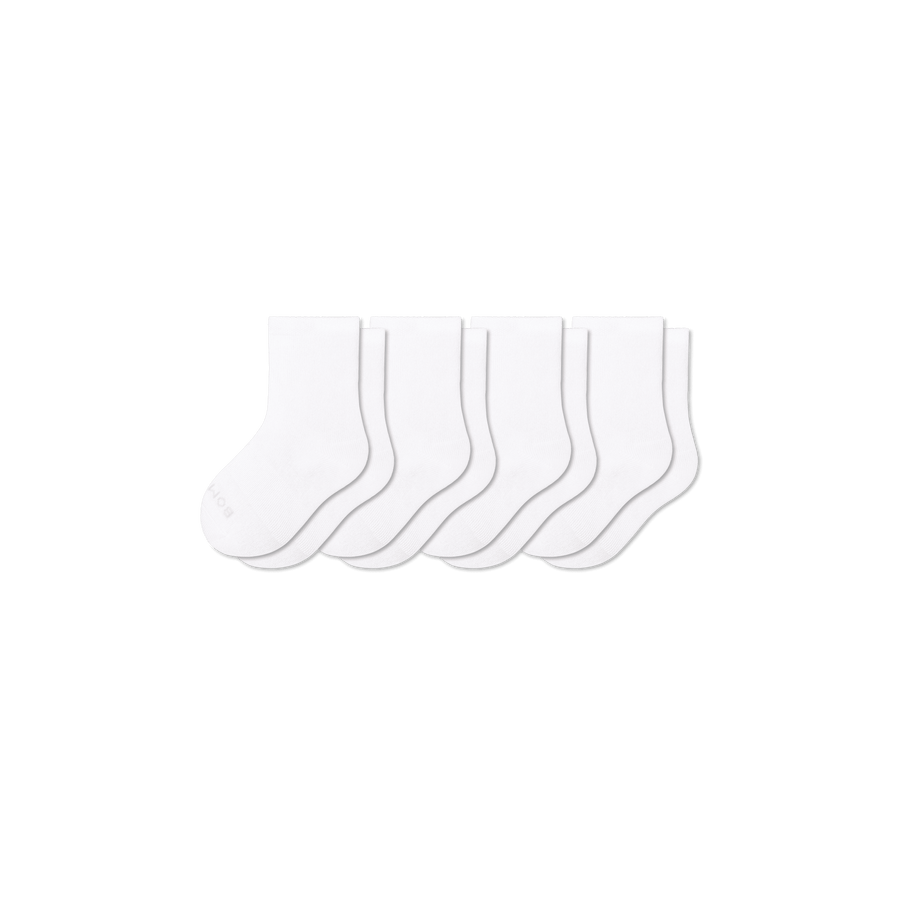 Junior Lightweight Calf Sock 4-Pack - Light Lounge Fit