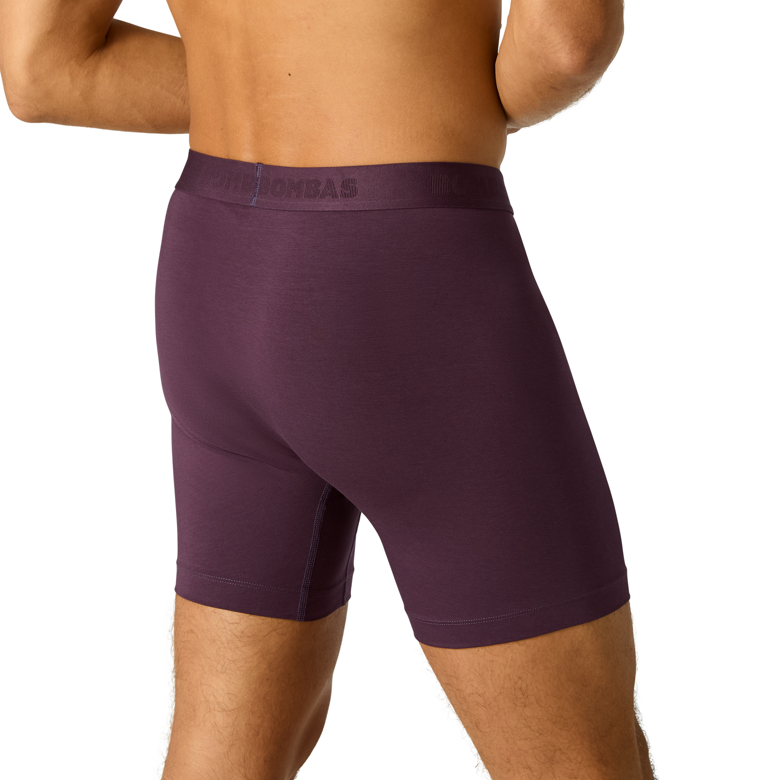 Cotton Modal Blend Boxer Brief - Classic Fly - Purple Plum MO3 [8470]