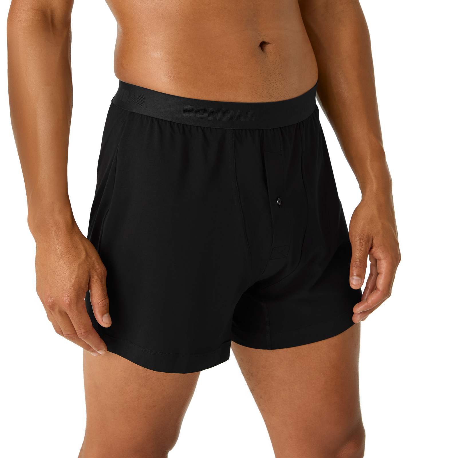 Cotton Modal Blend Boxer - Black MO2 [8473]