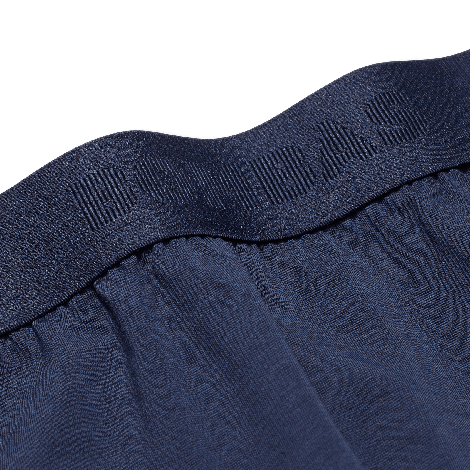 Men's Cotton Modal Blend Boxer - Midnight Navy Detail [8473]