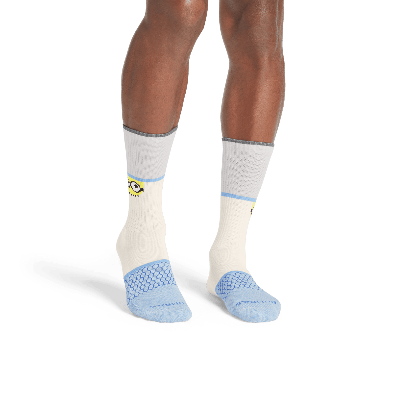 Minions X Bombas Calf Socks - White MO1 [8484]