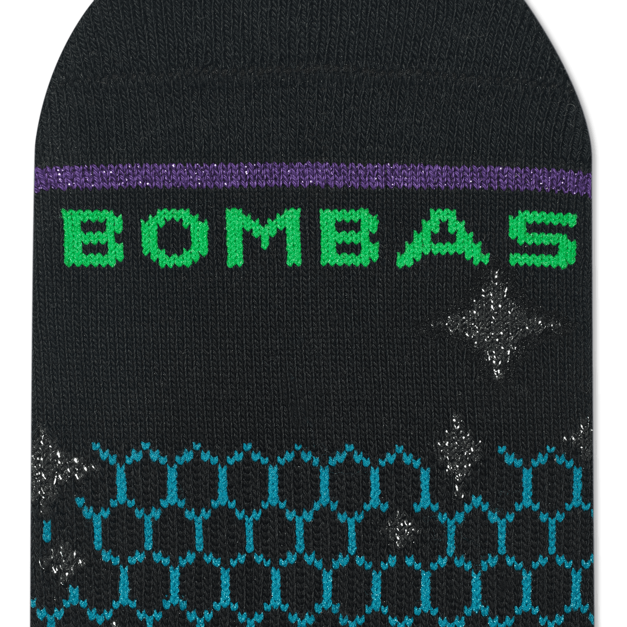 Wicked X Bombas Ankle Socks - Black Detail [8502]