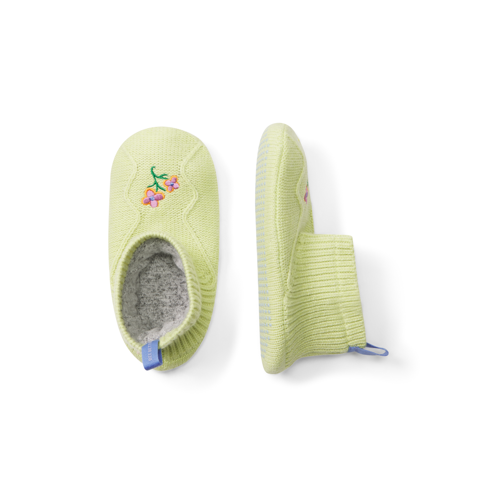 Youth Gripper Slipper - Soft Lime L [8524]