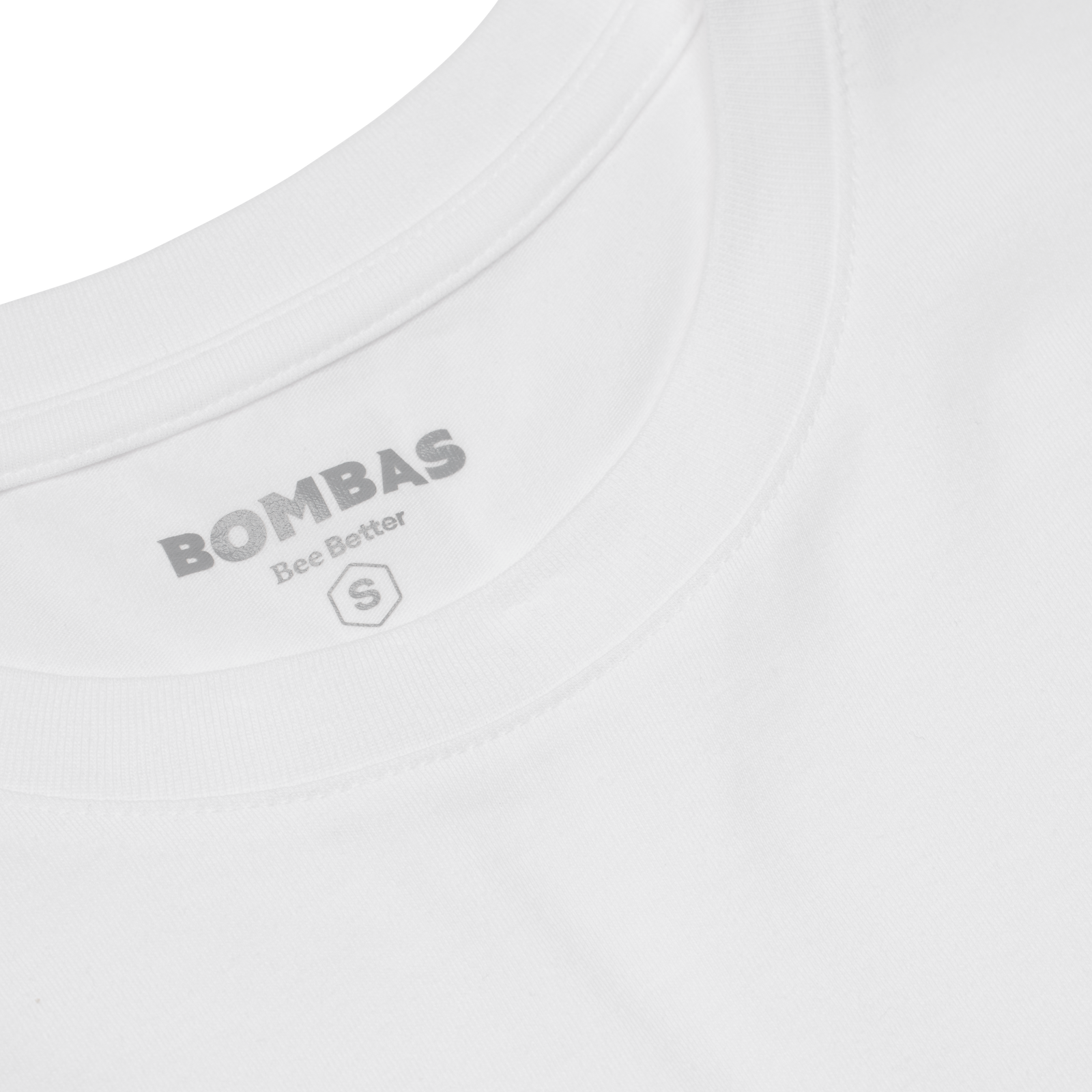 Women's Pima Cotton Crew Neck T-Shirt - White Detail [8530]