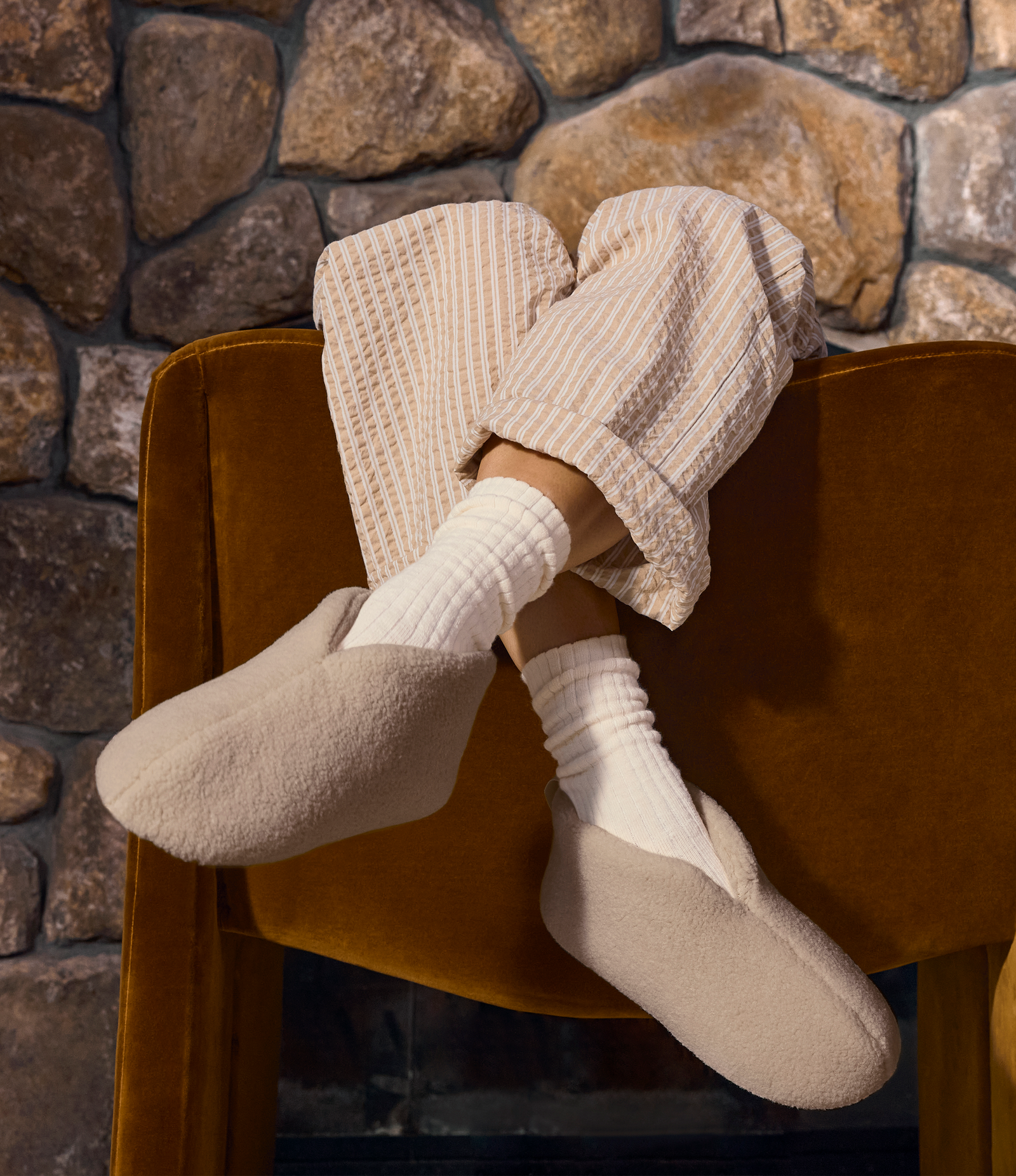 Women's Cabin Bootie Slipper - Fawn Taupe [LIFESTYLE] [8555]