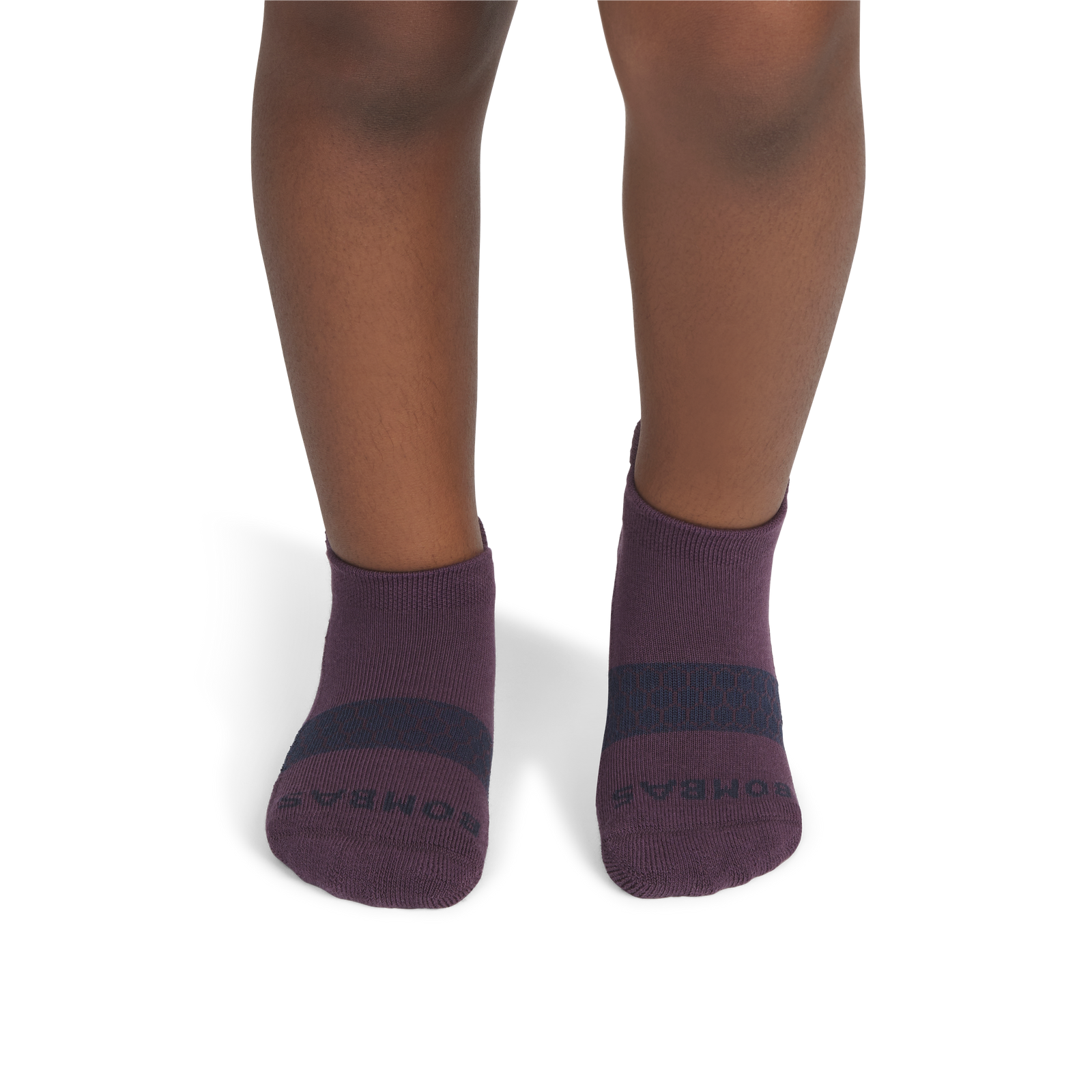 Solids Gripper Ankle Socks - Purple Plum TO1 [8616]