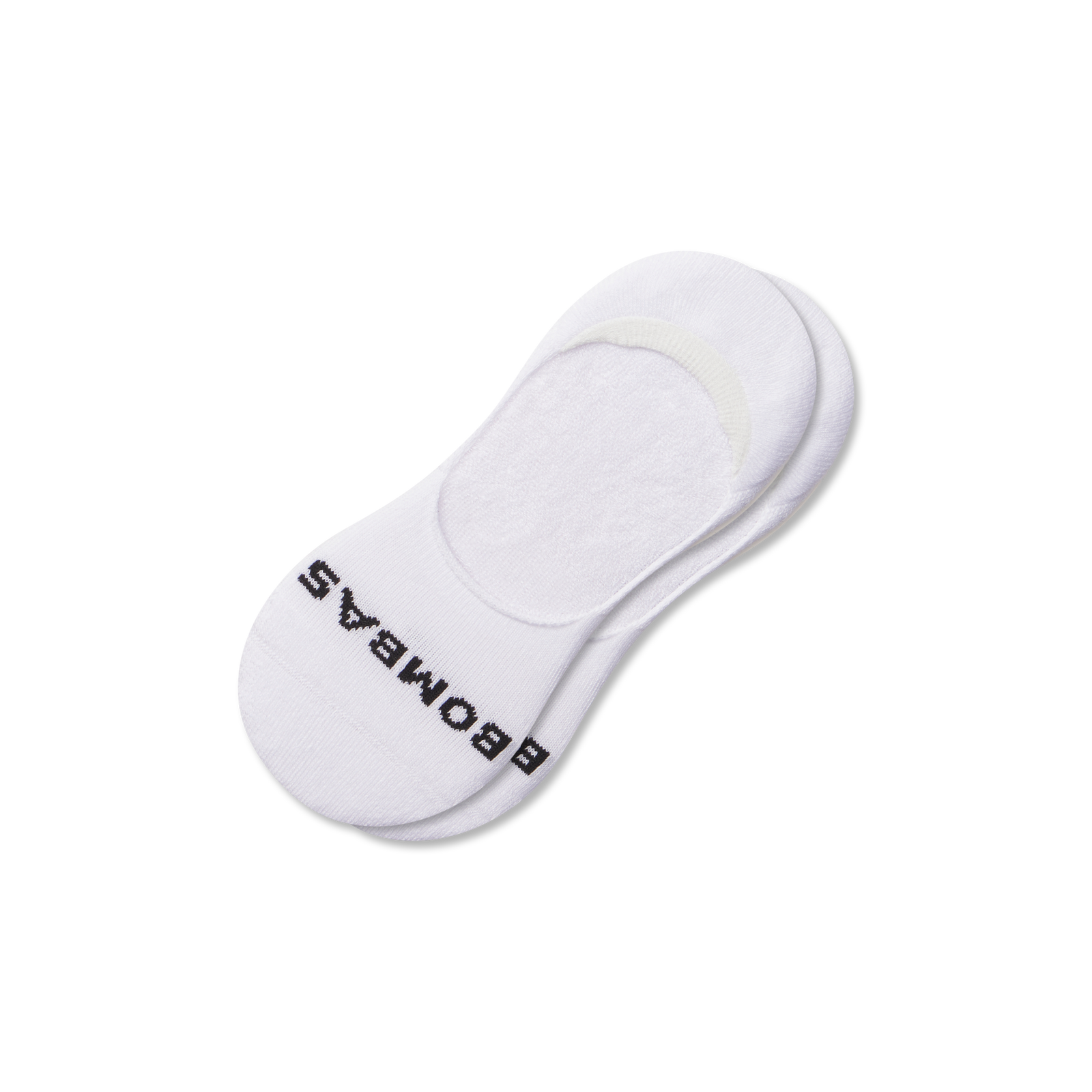 Mid-Cut No Show Socks - White L [8620]