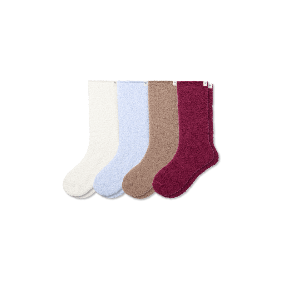 Women's Fuzzy Sock 4-Pack - Active Weekend Fit