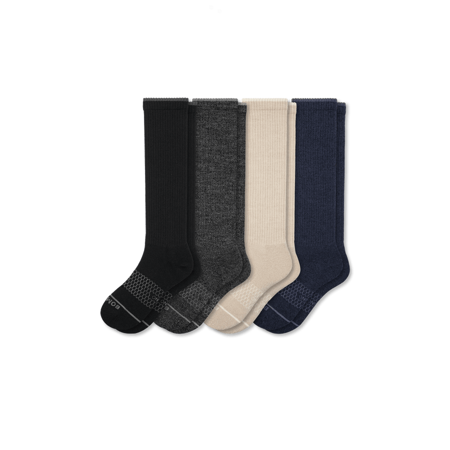 Women's Merino Wool Blend Knee-High Sock 4-Pack - Fresh Studio Pair