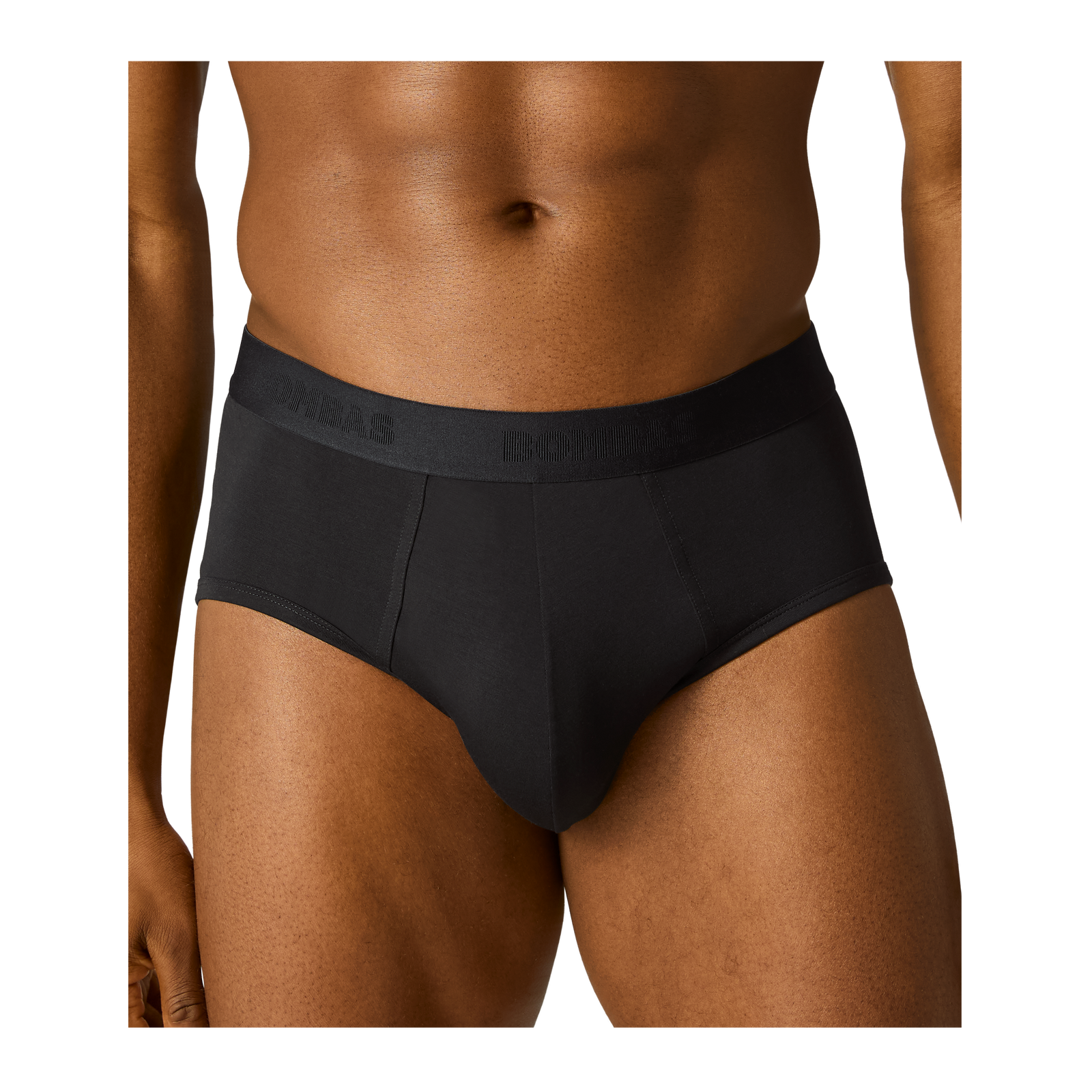 Cotton Modal Blend Brief - Black MO1 [8817]
