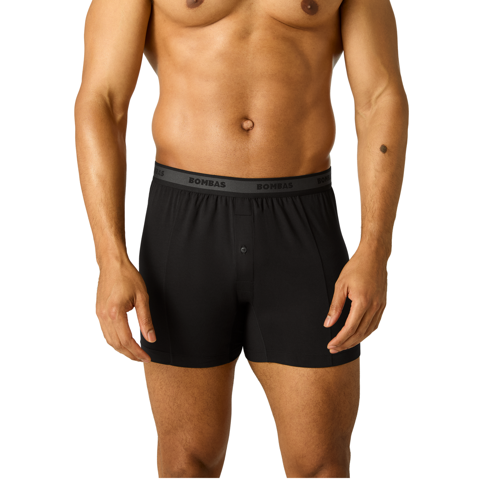 Men's Soft Flex Boxer Short - Black MO1 [8968]