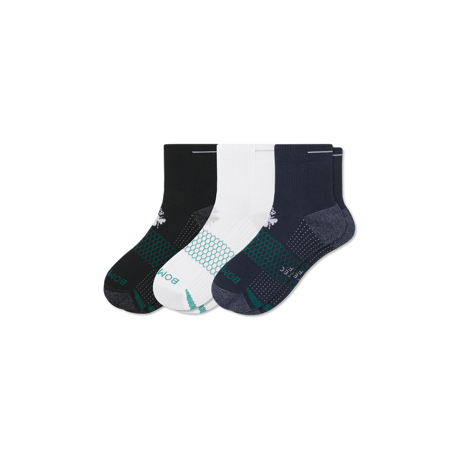 Women's Golf Quarter Sock 3-Pack - Trail Travel Rotation
