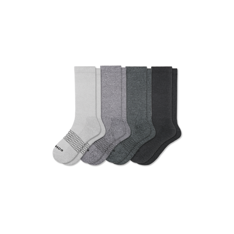 Women's Marl Calf Sock 4-Pack - Easy Travel Fit