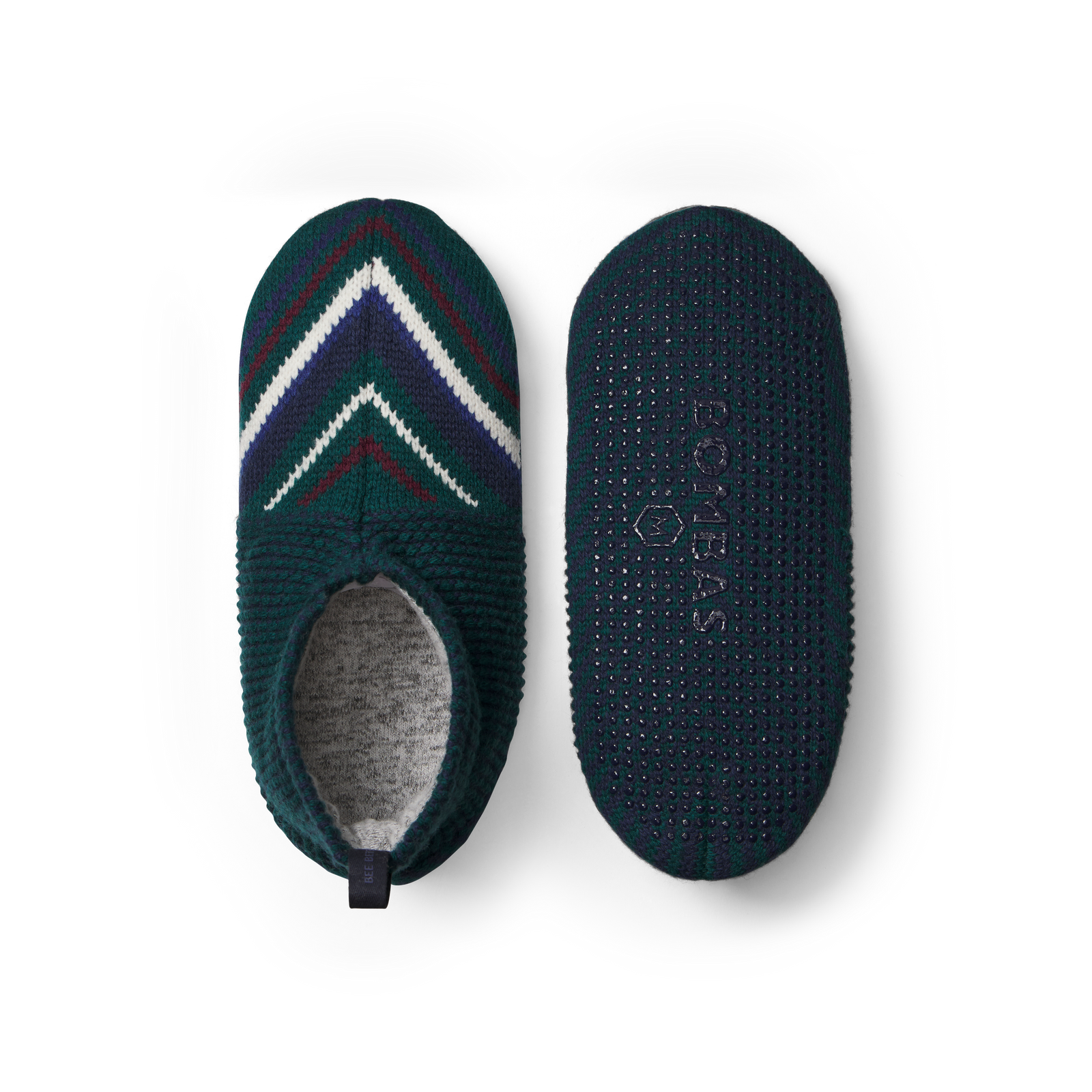 Adult Gripper Slipper - Teal Pine L [9681]