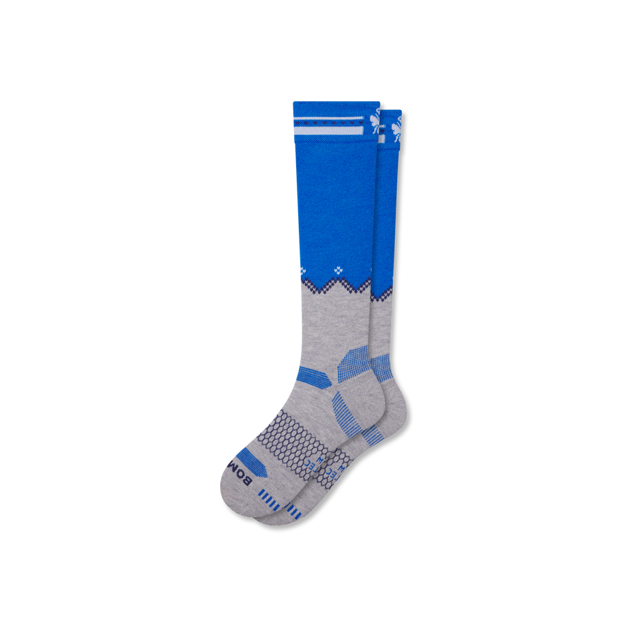 Men's Full-Cushion Merino Wool Blend Ski & Snowboard Socks - Easy Support