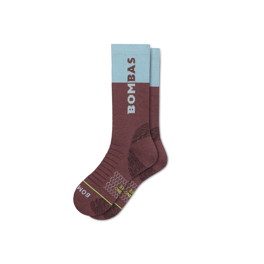 Men's Merino Wool Blend Hiking Calf Socks - Trail Recovery Rotation