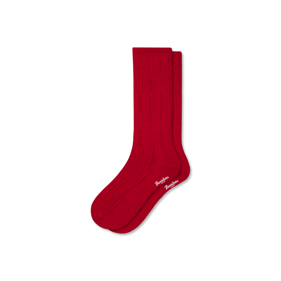 Women's Pointelle Calf Socks - Modern Run Step