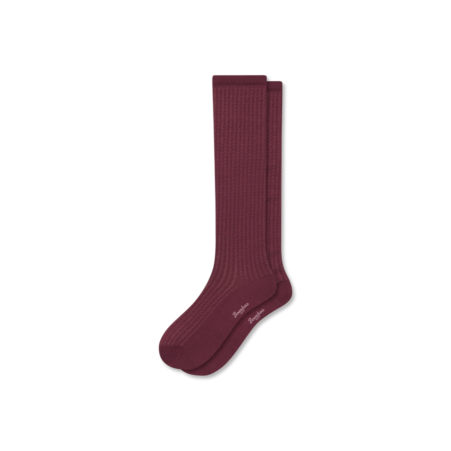 Women's Pointelle Knee High Socks - Active Trail Support