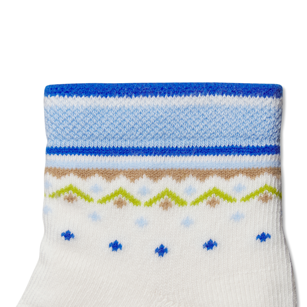 Toddler Lightweight Calf Socks - soft white detail [9734]