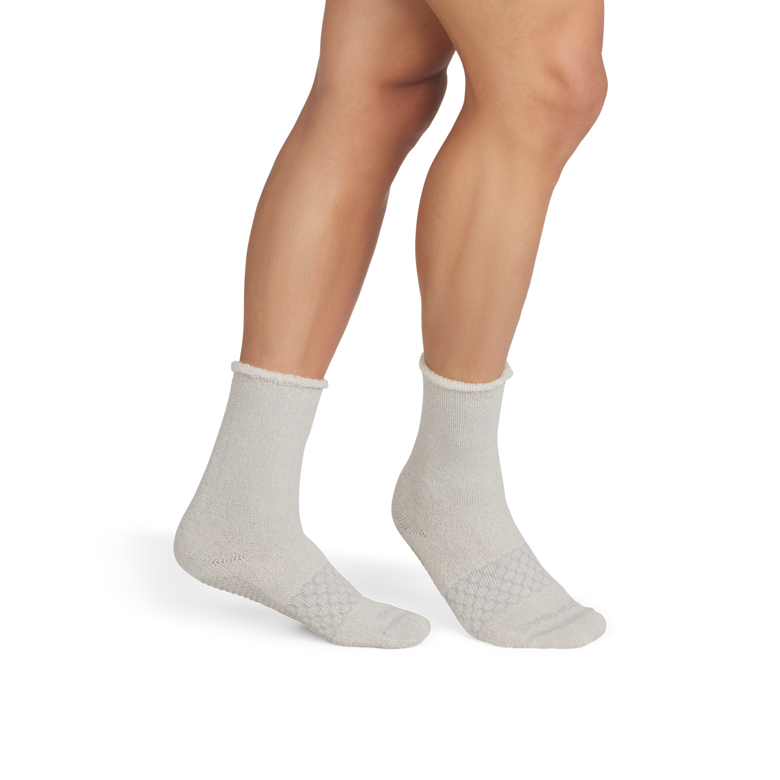 Merino Wool Blend Gripper Sweatshirt Socks - Harbor Grey MO1 [9805]