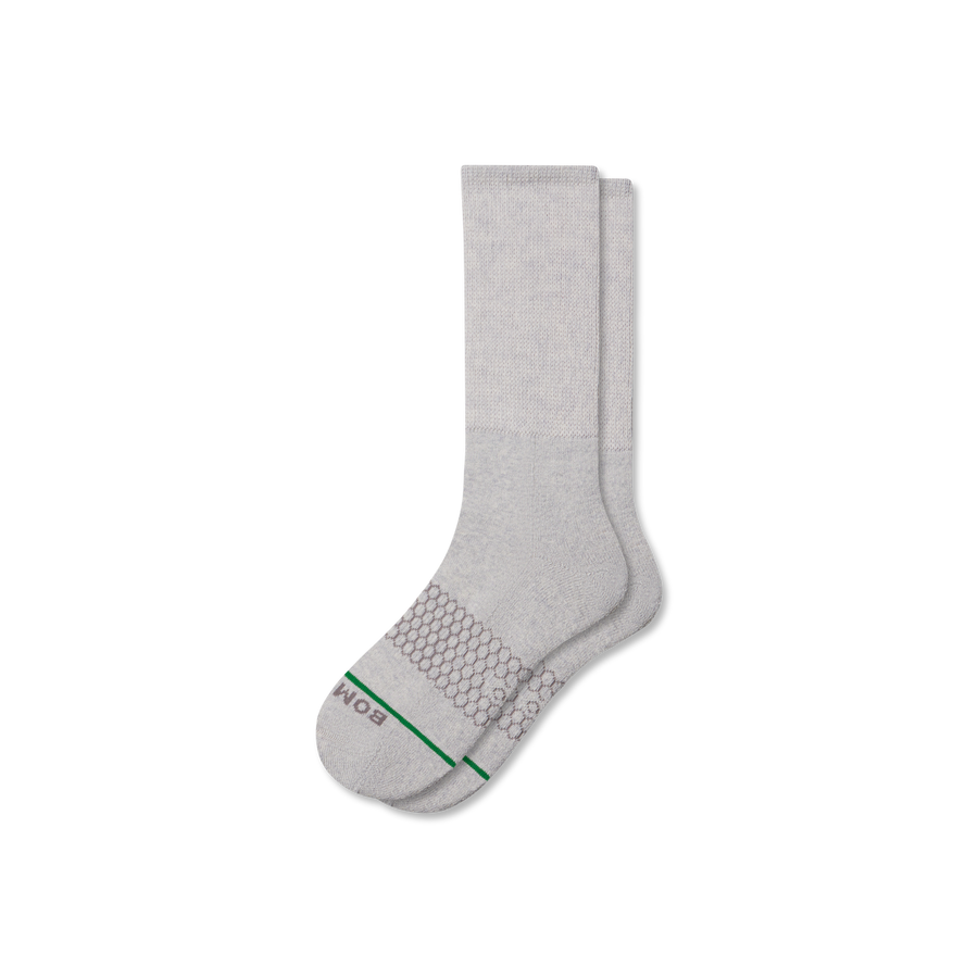 Men's Merino Blend Ultra-Stretch Calf Socks - Breathable Crew Support