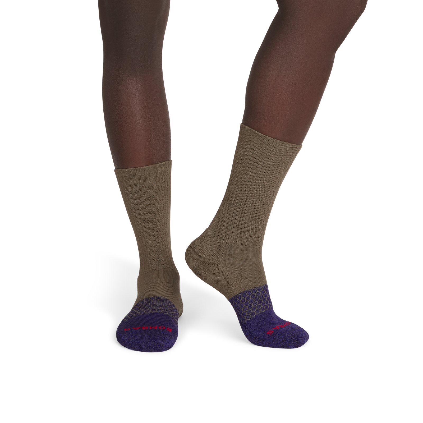 Calf Socks - dark espresso slate green MO1 [9817]
