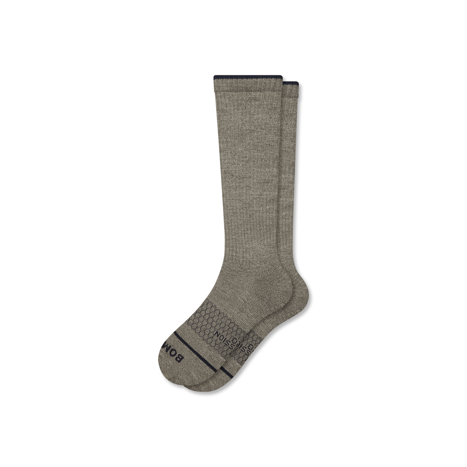 Merino Wool Everyday Compression Socks (15-20mmHg) - slate green L [9821]