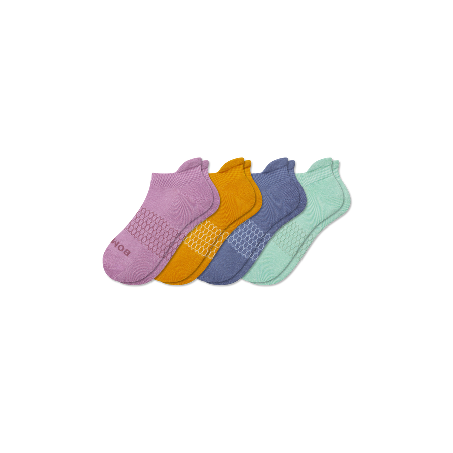 Youth Solids Ankle Sock 4-Pack - Cozy Trail Rotation