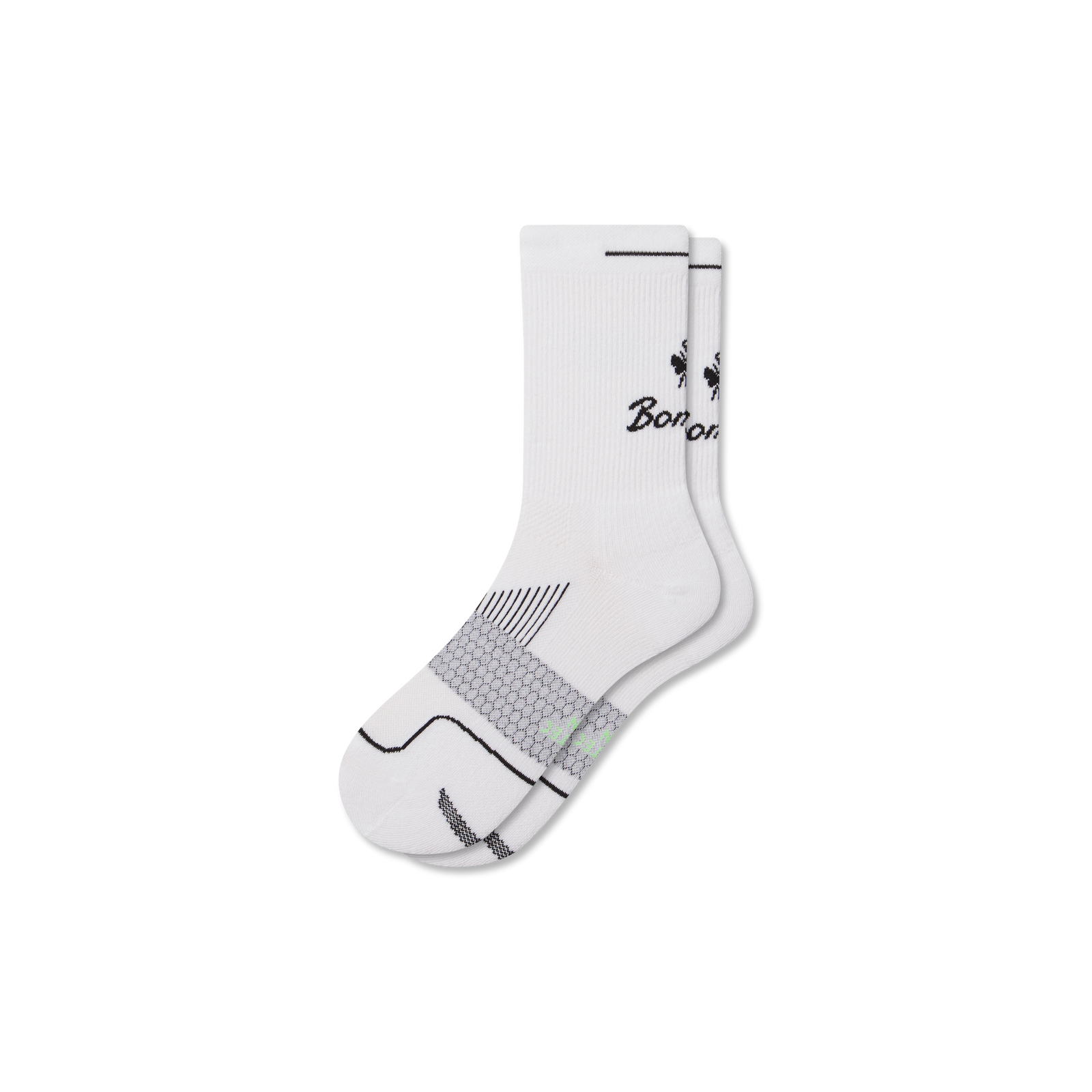 Running Half Calf Socks - white L [9929]