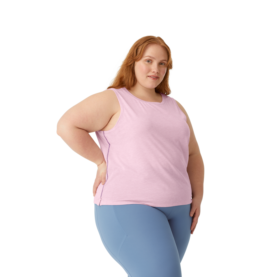 Soft Tech Tank Top Mauve WO6 Plus