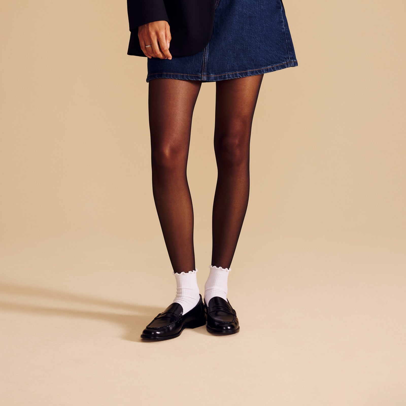 Women's Frilly Rib Quarter Socks - Pastel Lavender WO Lifestyle [8562]