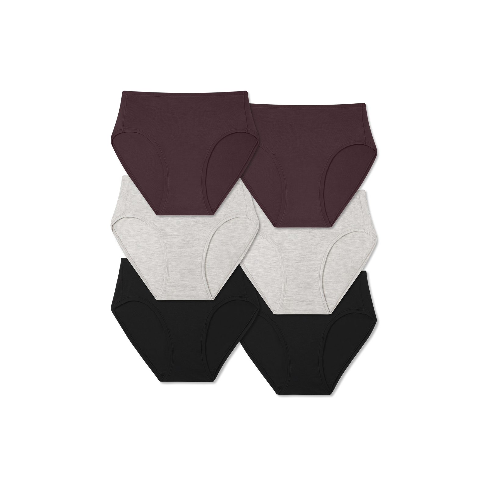Women's Super Soft Brief 6-Pack - All Spice Grey Mix L