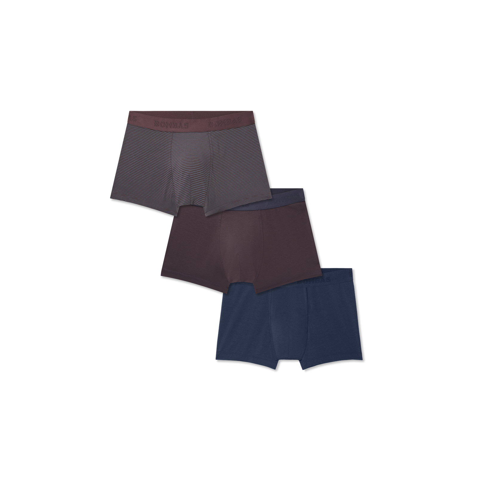 Men's Cotton Modal Blend Trunk 3-Pack - All Spice Midnight Navy Mix L
