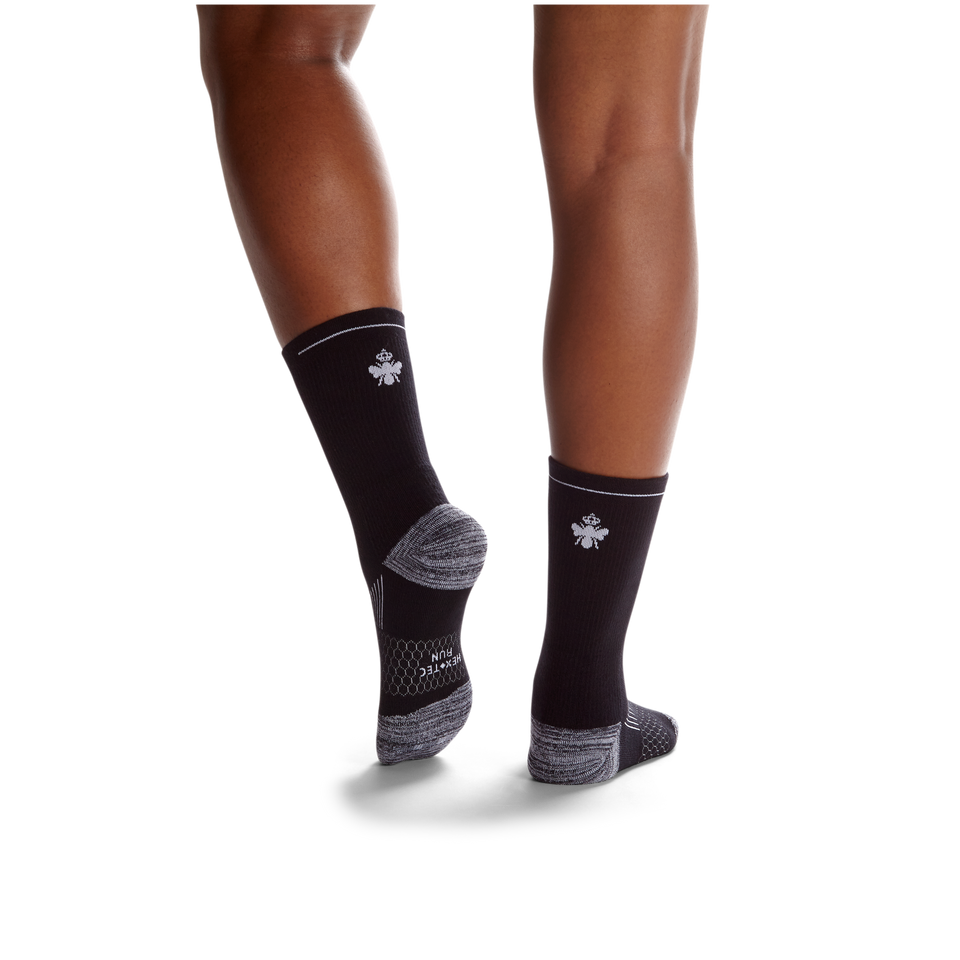 Women's Running Calf Sock 6-Pack - black-bee - 18