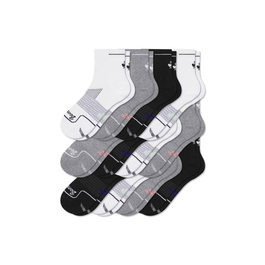 Men's Run Quarter Sock 12-Pack - Weekend Everyday Step